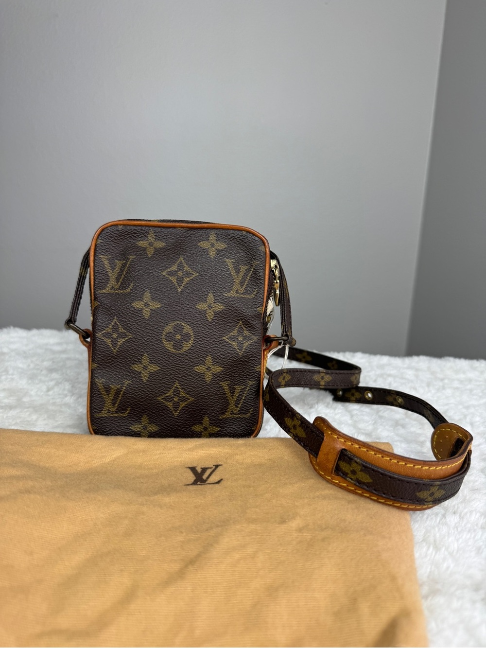 Louis Vuitton Brown Monogram Crossbody Bag